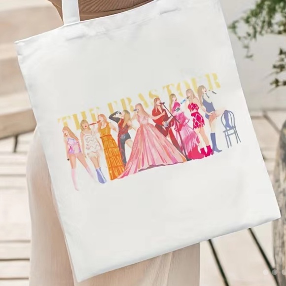 Taylor Swift Eras Tour Inspired Tote Bag - Picture 1 of 3
